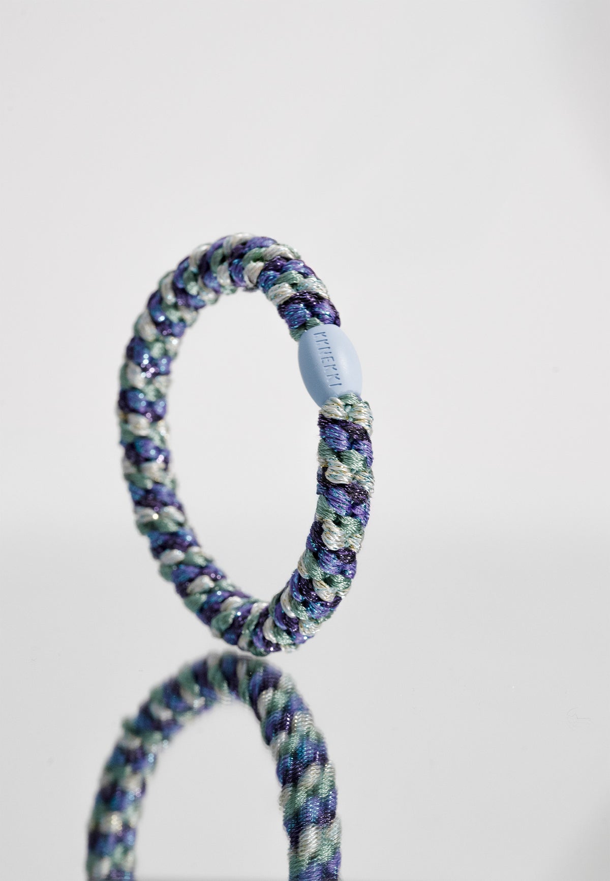 Hair Tie Mix Glitter Purple & Light Green