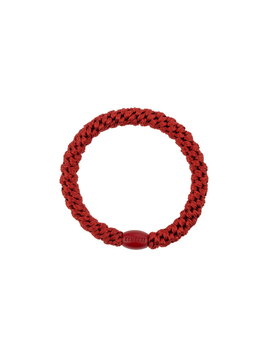 Hair Tie Burned Red