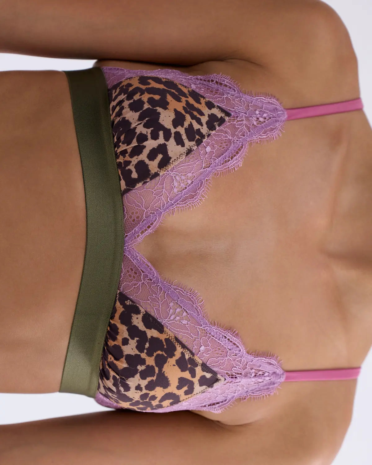 Bralette Love Lace Leopard