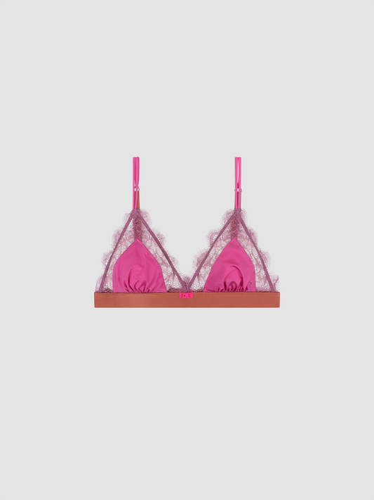 Bralette Love Lace Pink