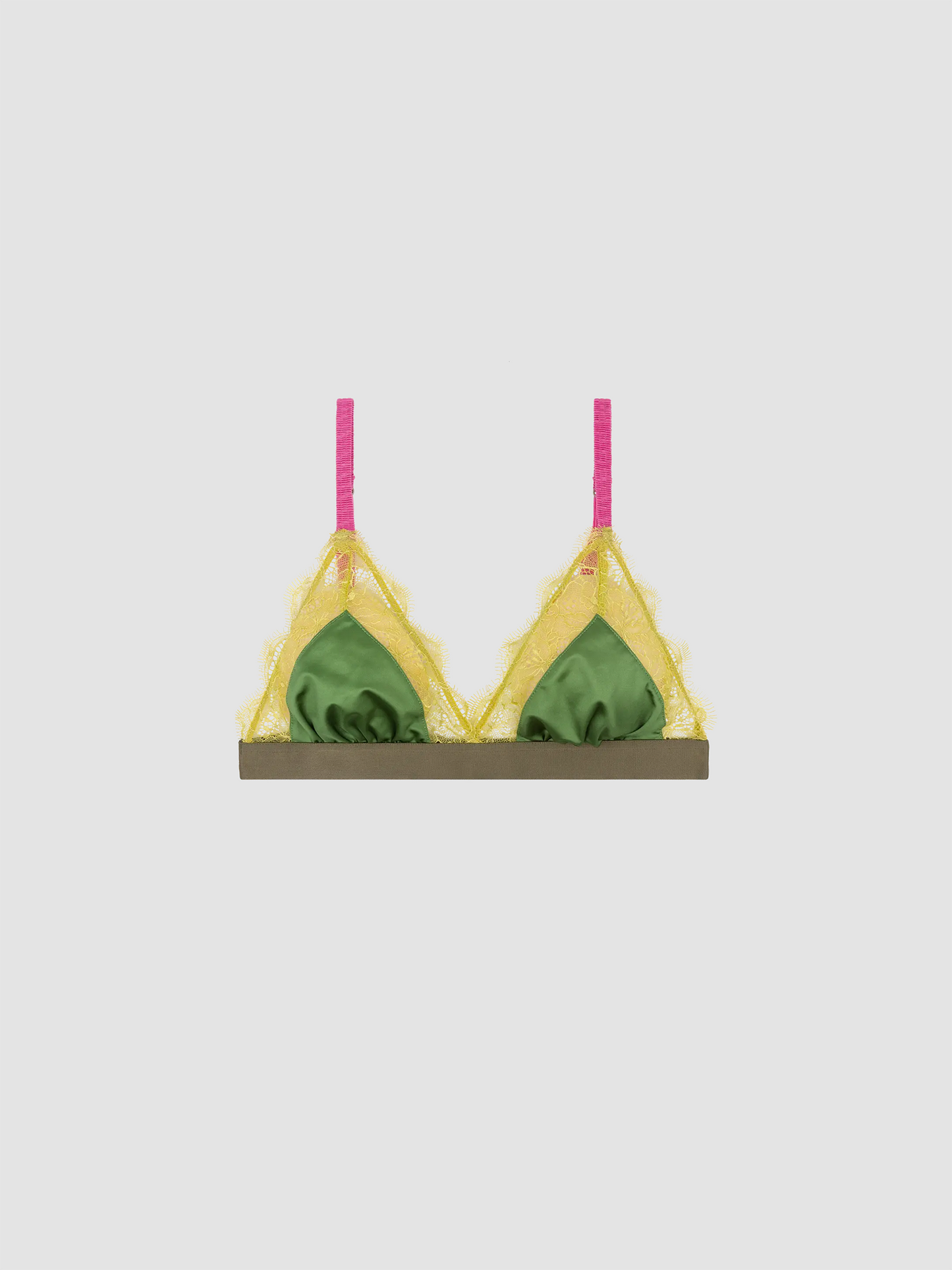 Bralette Love Lace Green