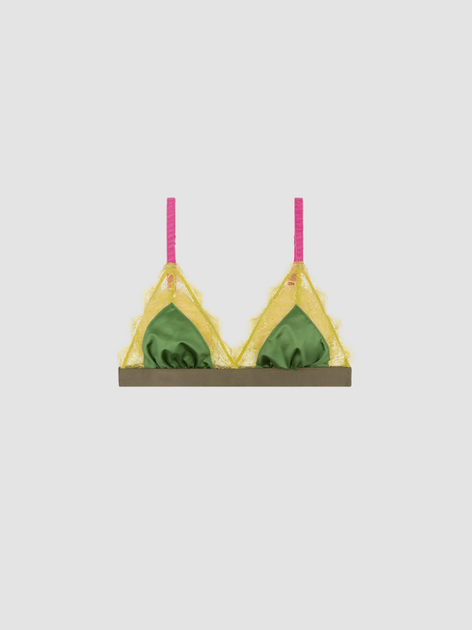 Bralette Love Lace Green