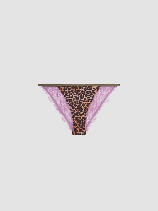 Briefs Wild Rose Leopard