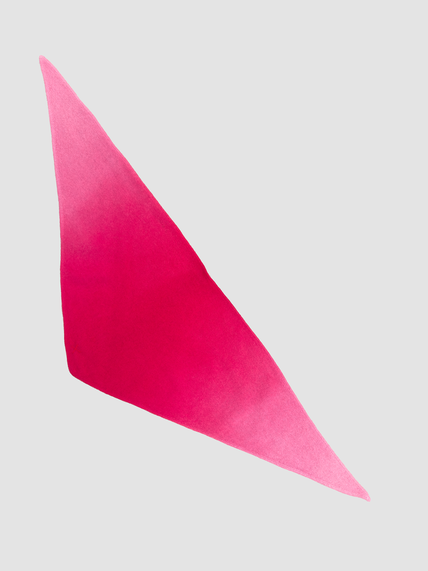 Scarf Triangle Dip Dye Raspberry & Pink