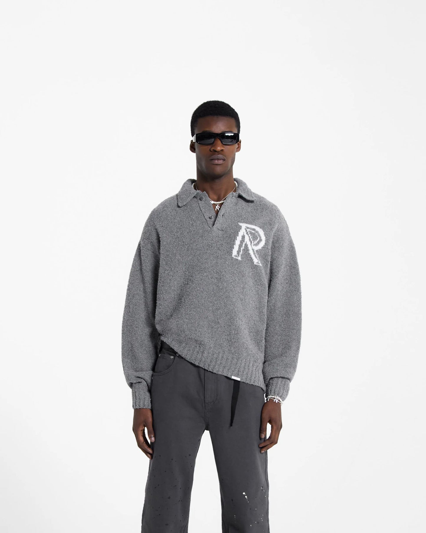 Sweater Initial Polo Grey