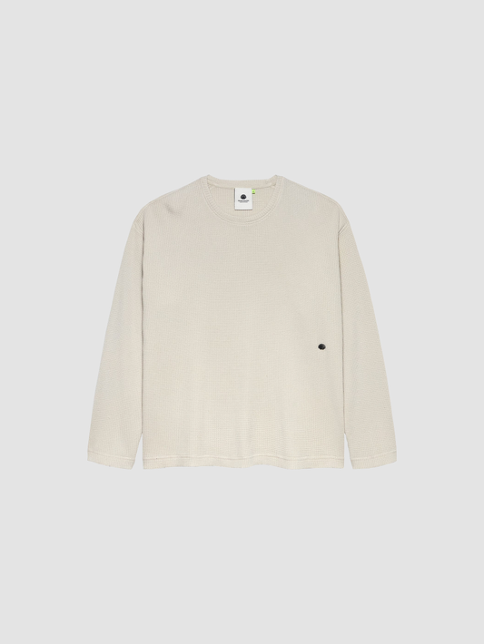 T-shirt Waffle Longsleeve Washed Grey