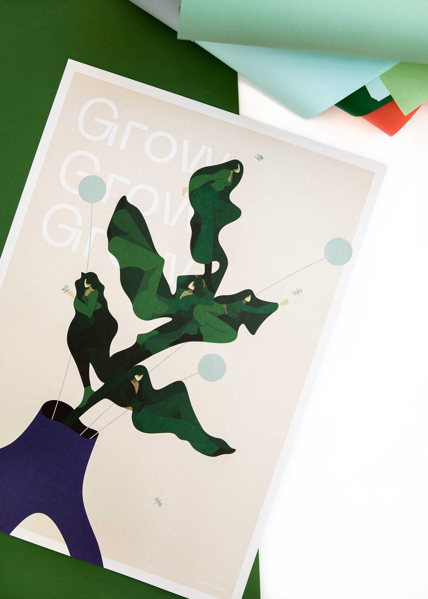 Poster Grow by Sandra Brecka