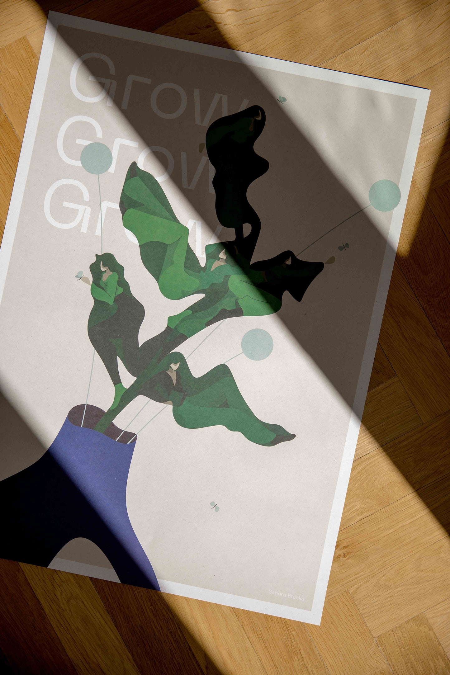 Poster Grow by Sandra Brecka