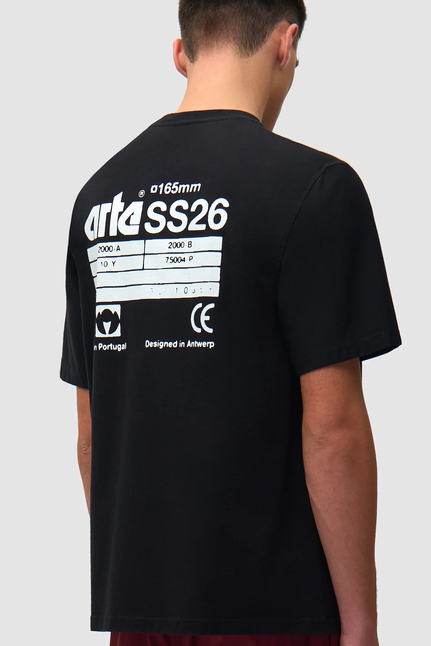 T-shirt SS26 Back Black
