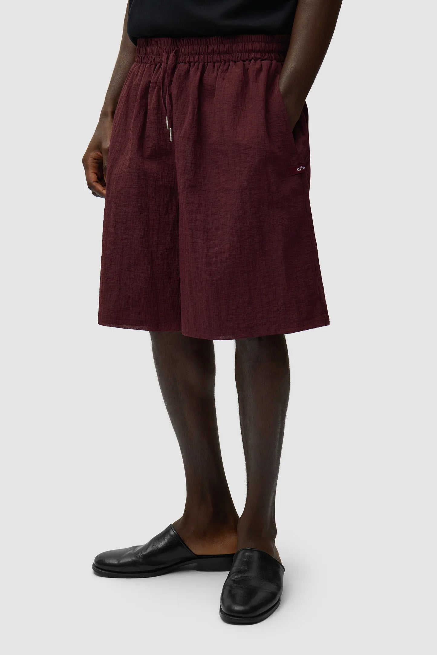 Shorts Mesh Bordeaux