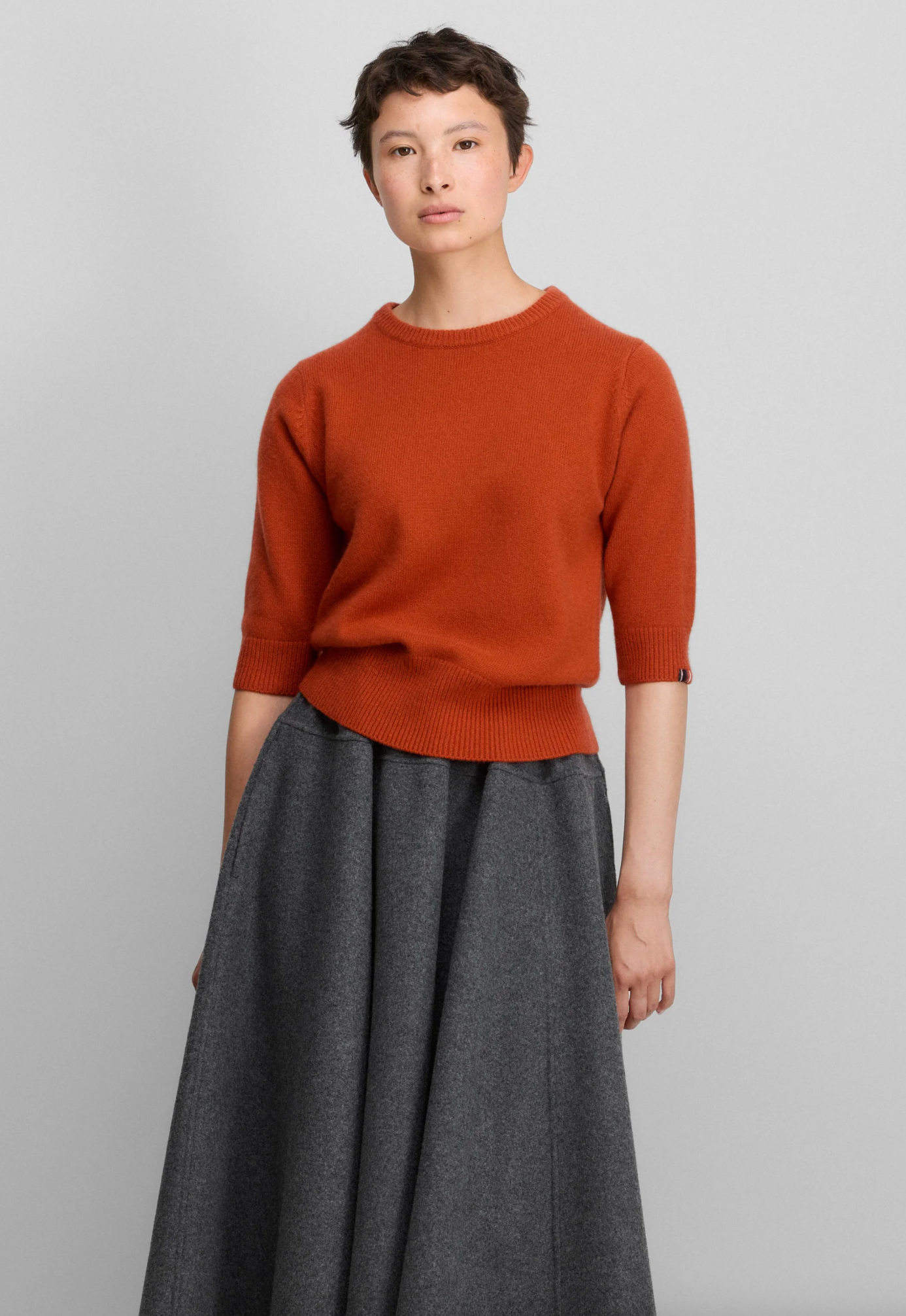 Sweater n432 Well Lamb Dark Orange