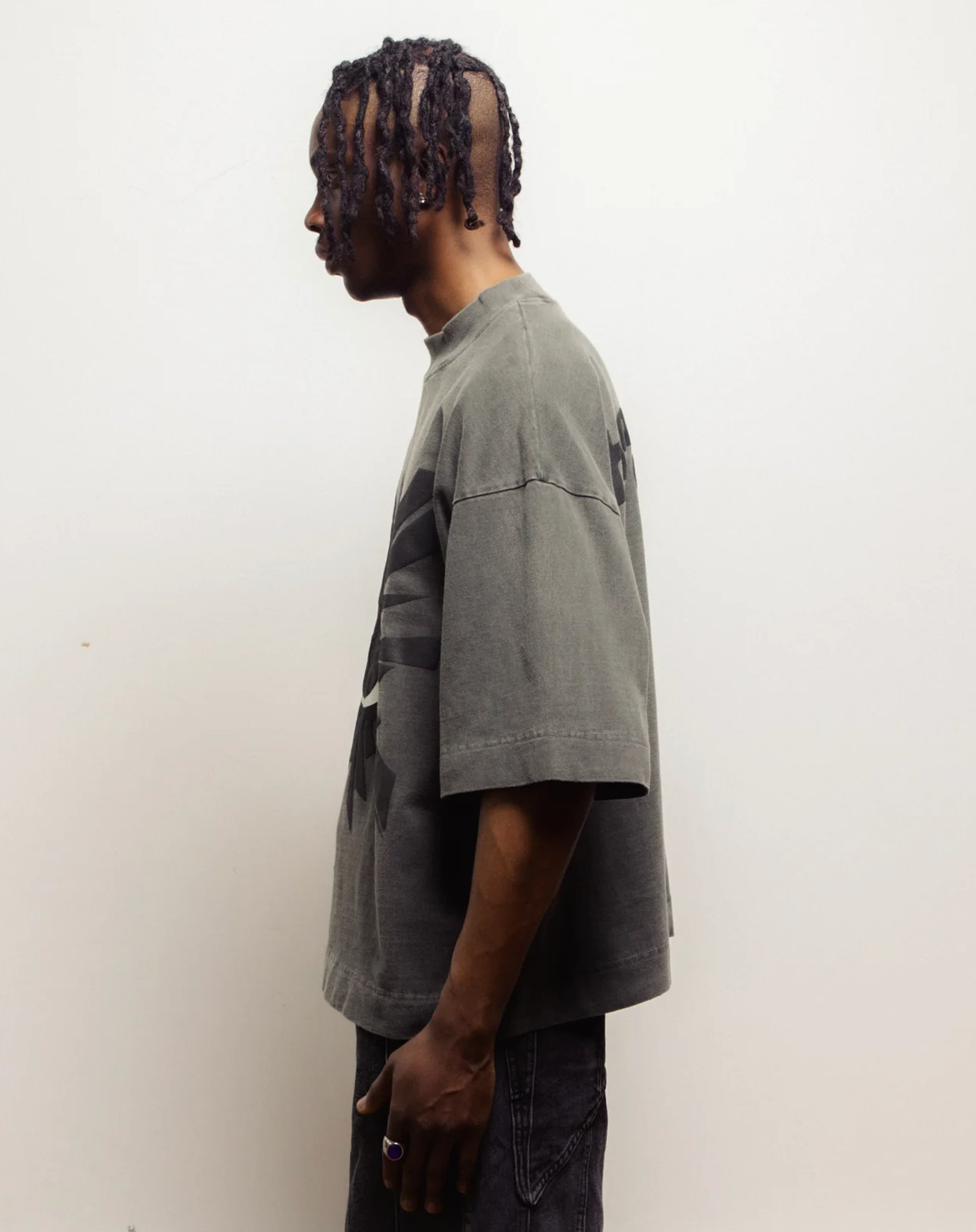 T-shirt All Seeing Washed Black