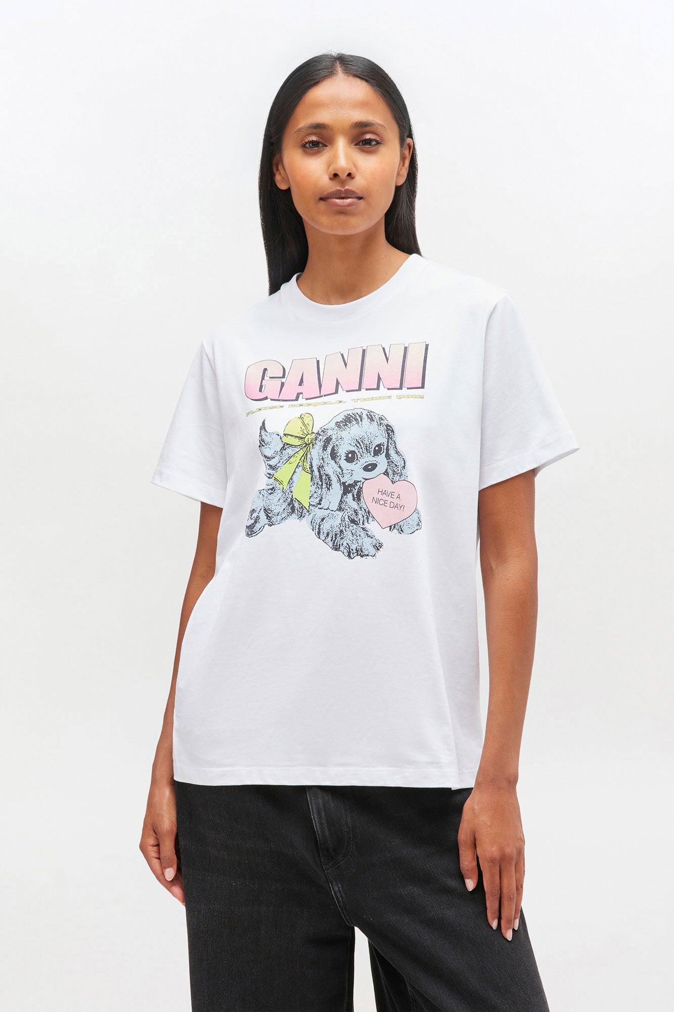 Tričko Basic Cotton Jersey Neon Puppy