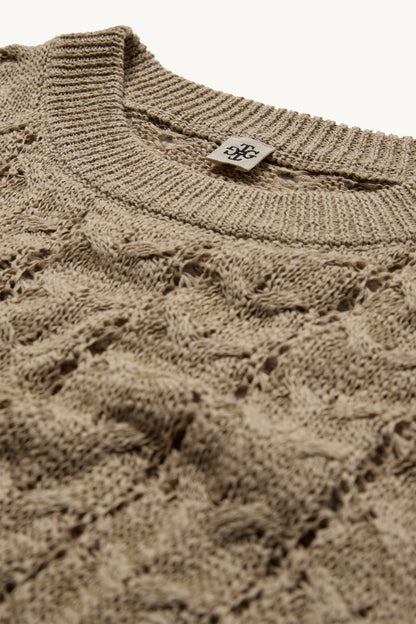 Sweater Donna Linen Beige