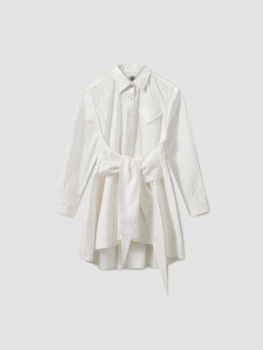 Dress Cyprus Pocket White