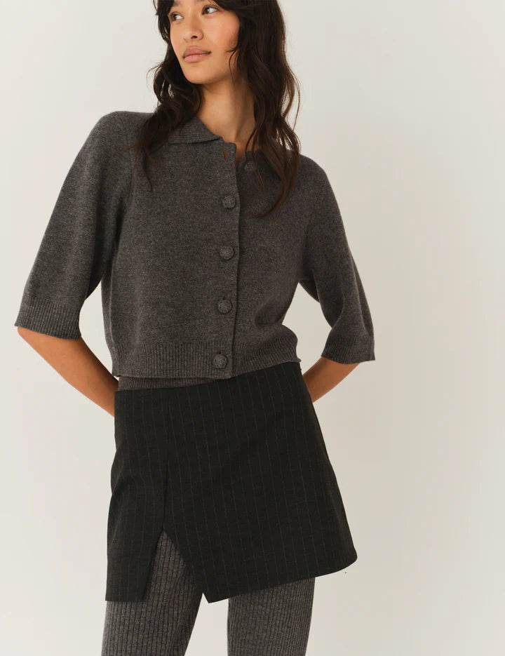 Cardigan Como Grey Melange
