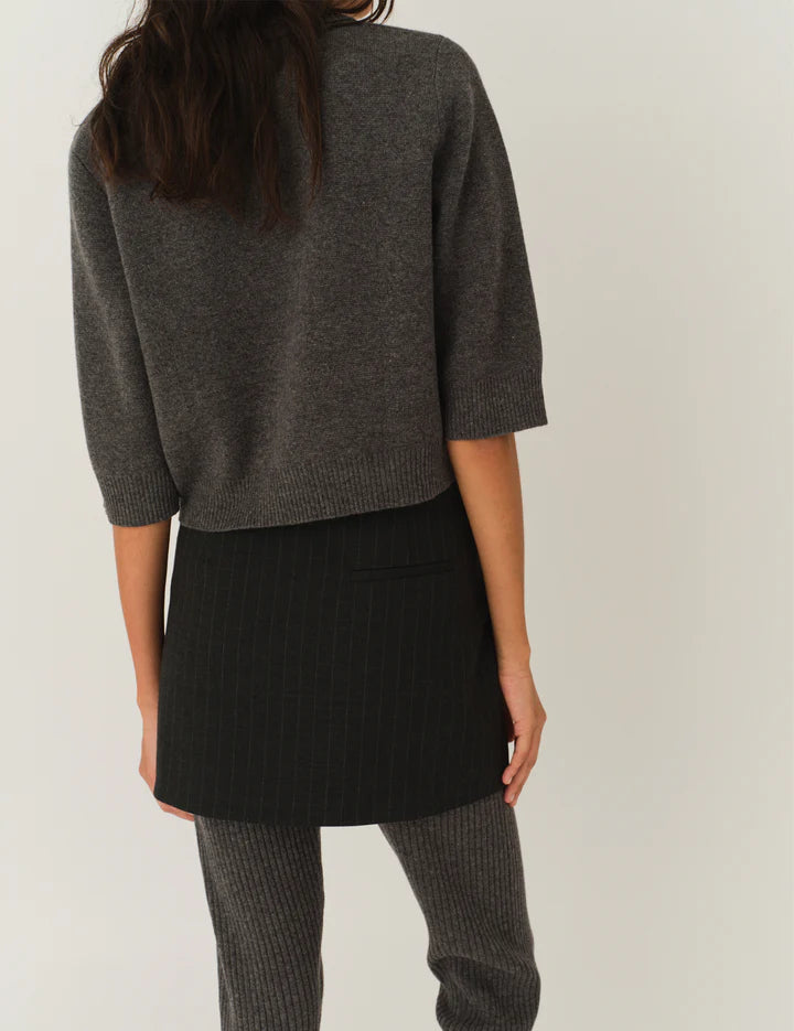 Cardigan Como Grey Melange