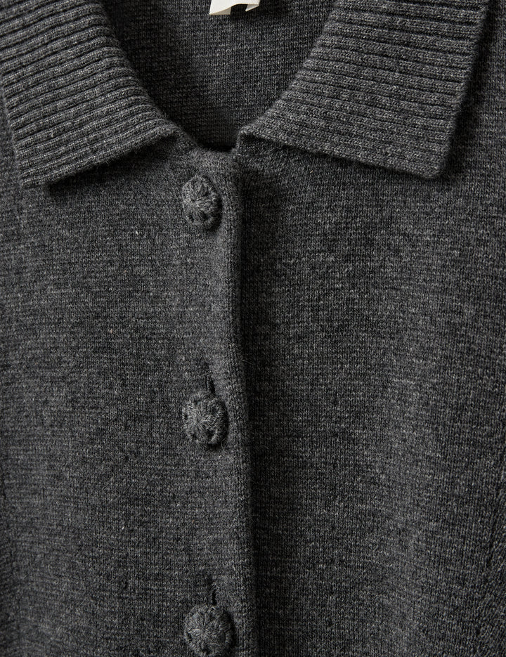 Cardigan Como Grey Melange