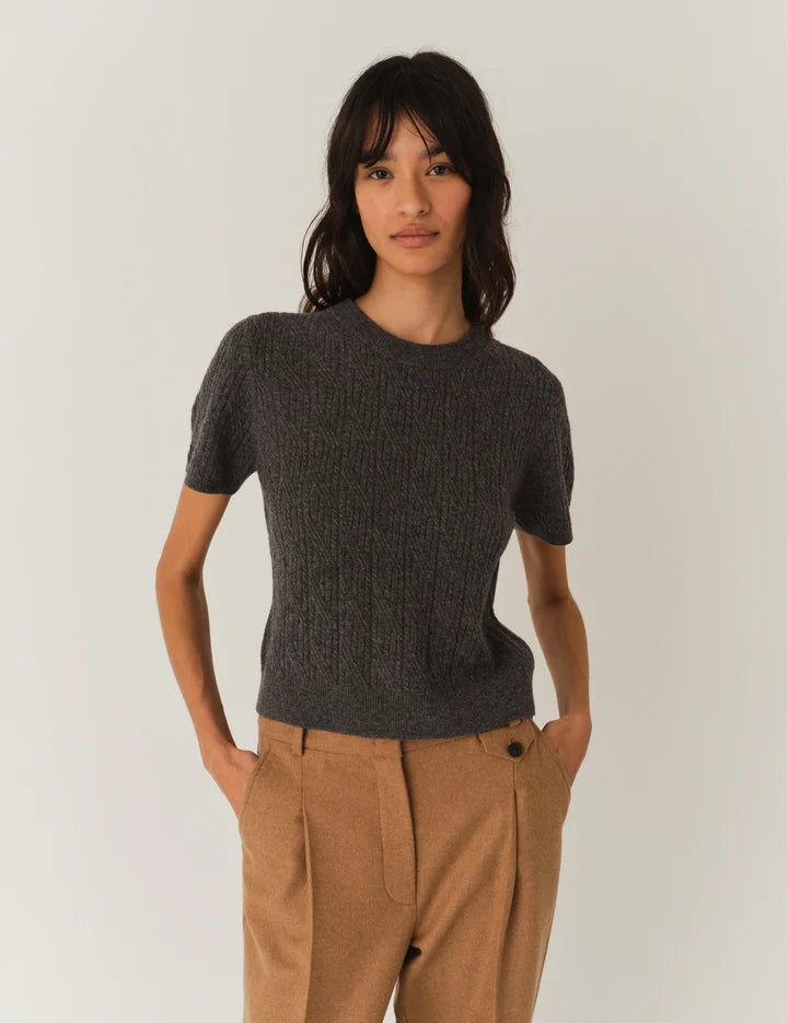 T-shirt Como Grey Melange
