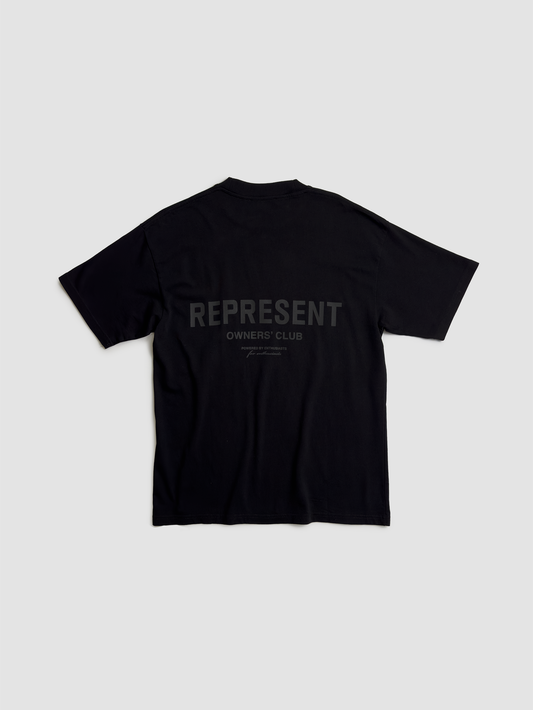 T-shirt Owners Club Black Reflective