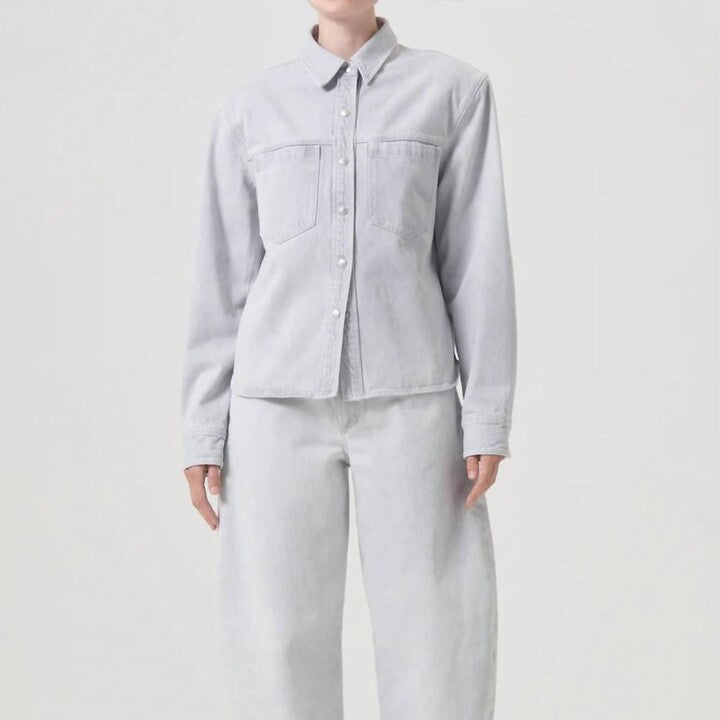 Shirt Brigid Tarnish Light Grey