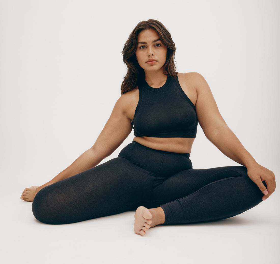 Tank Top Crop Black