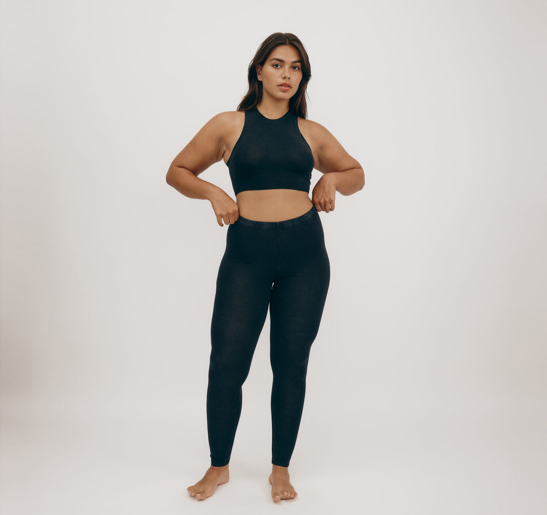 Tank Top Crop Black