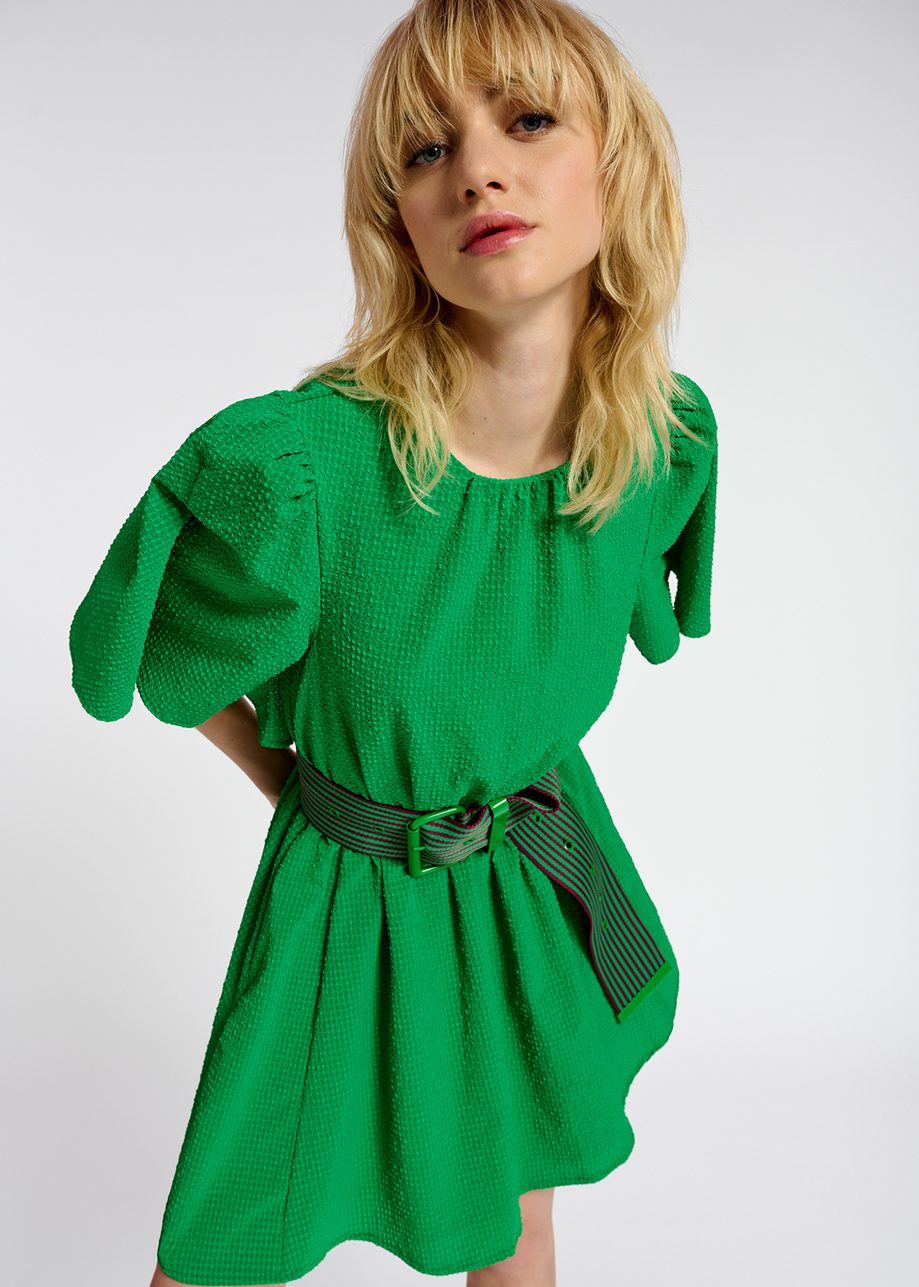 Dottie Green Mini Dress