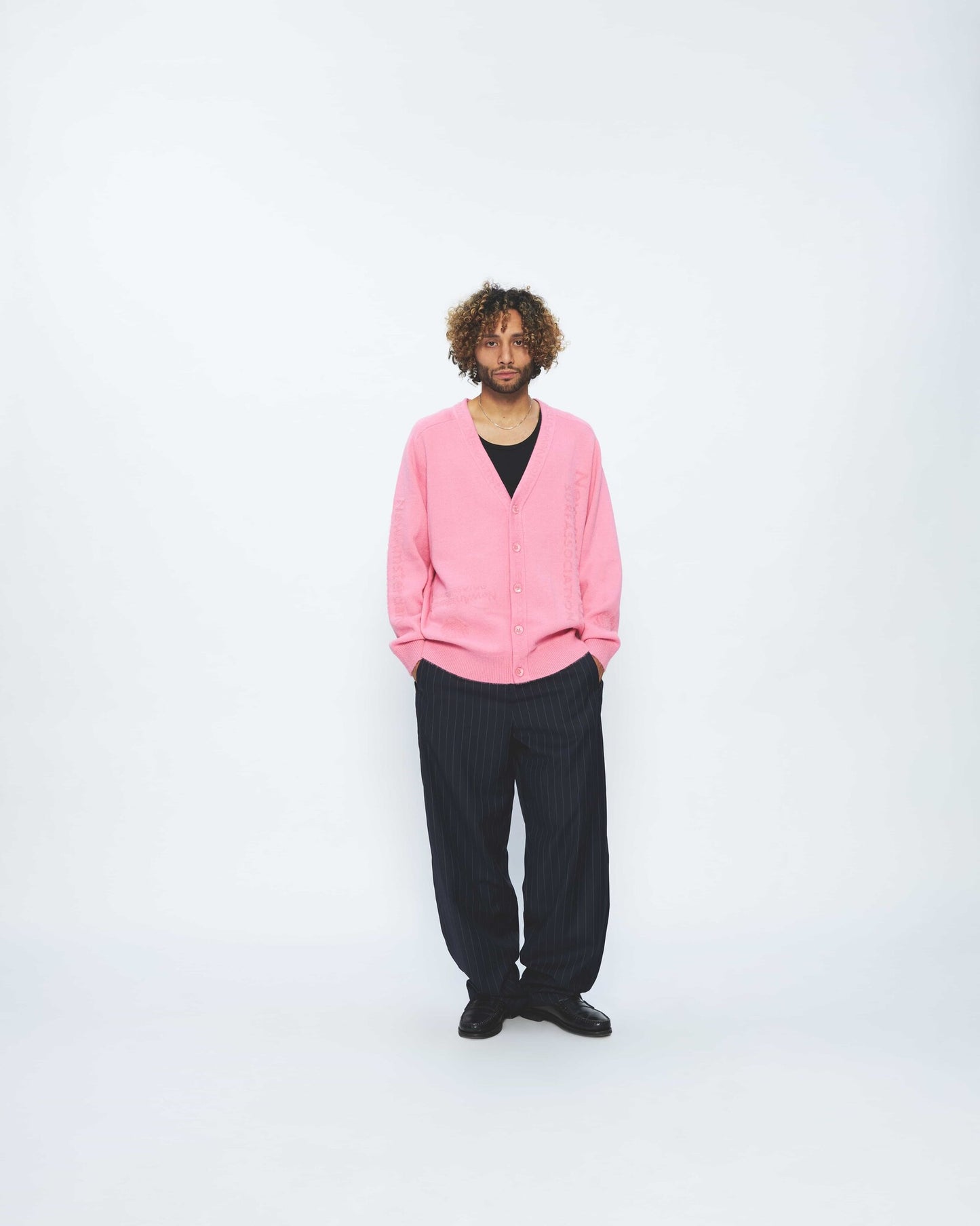 Cardigan Scrambled Pink