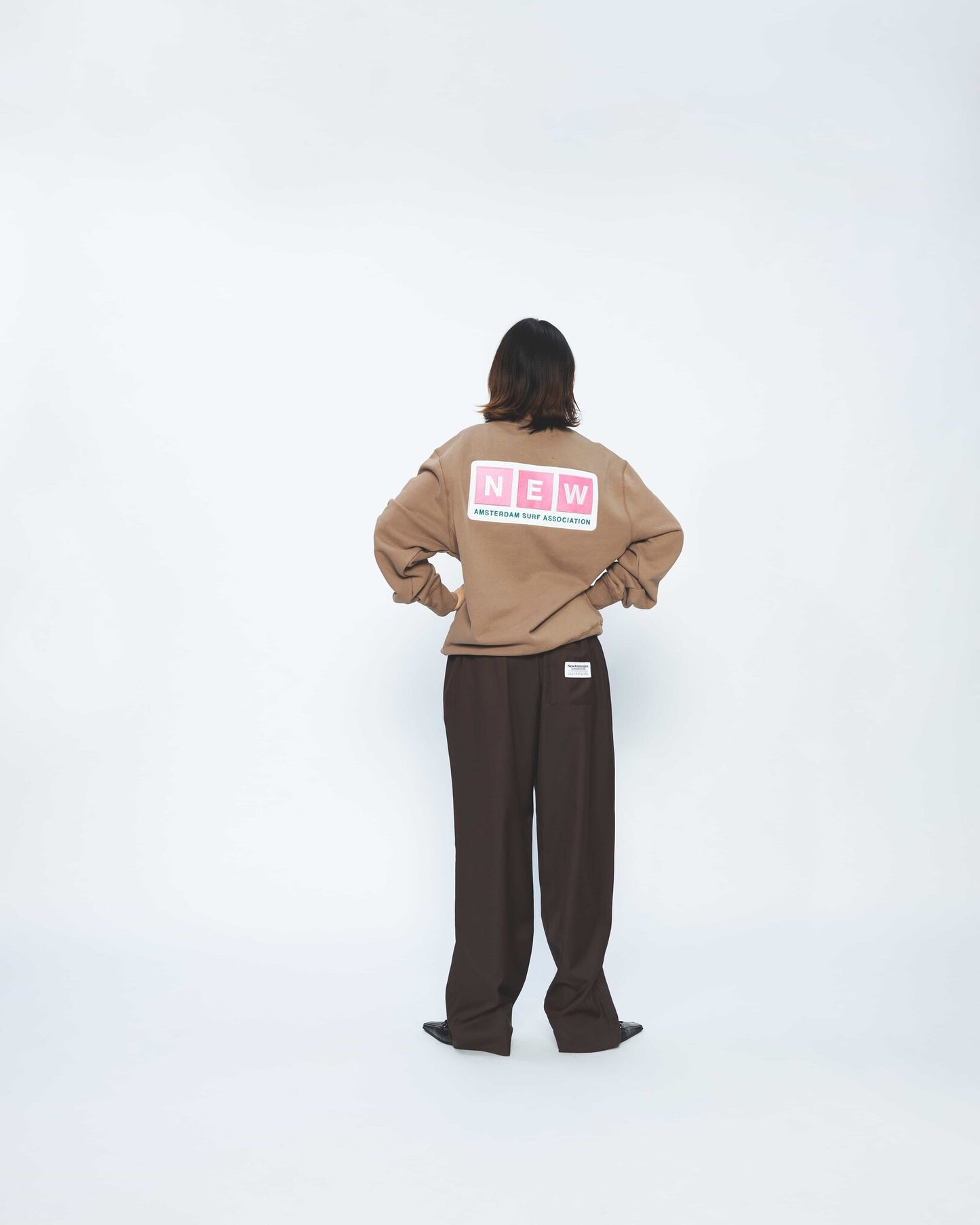 Sweatshirt Container Logo Brown