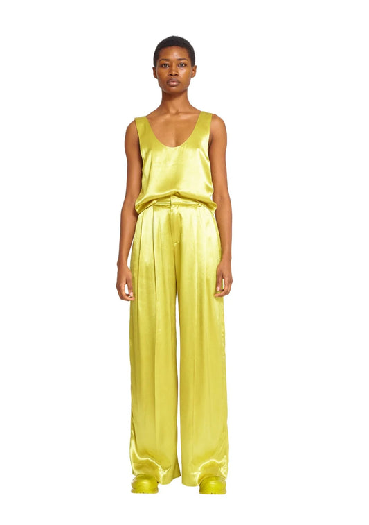 Top Pinny Satin Artichoke