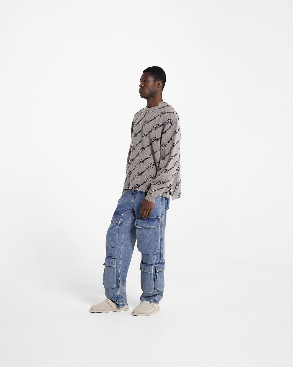 Jeans R3CA Cargo Denim Blue