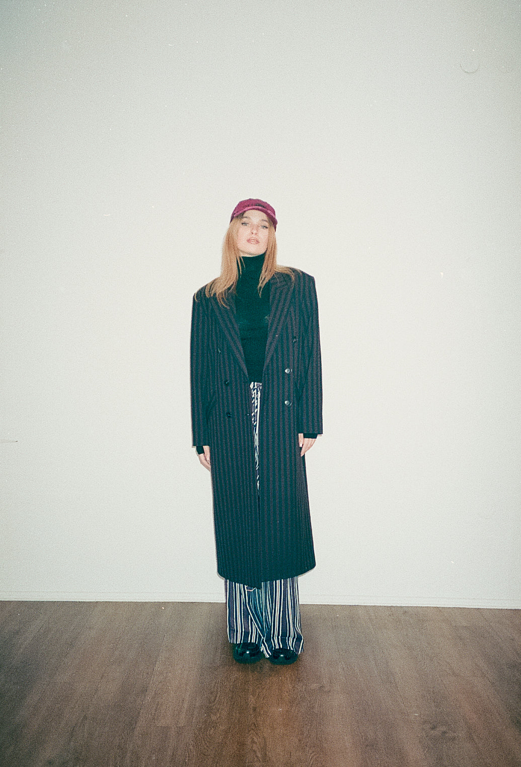Coat Odith Stripe Fudge