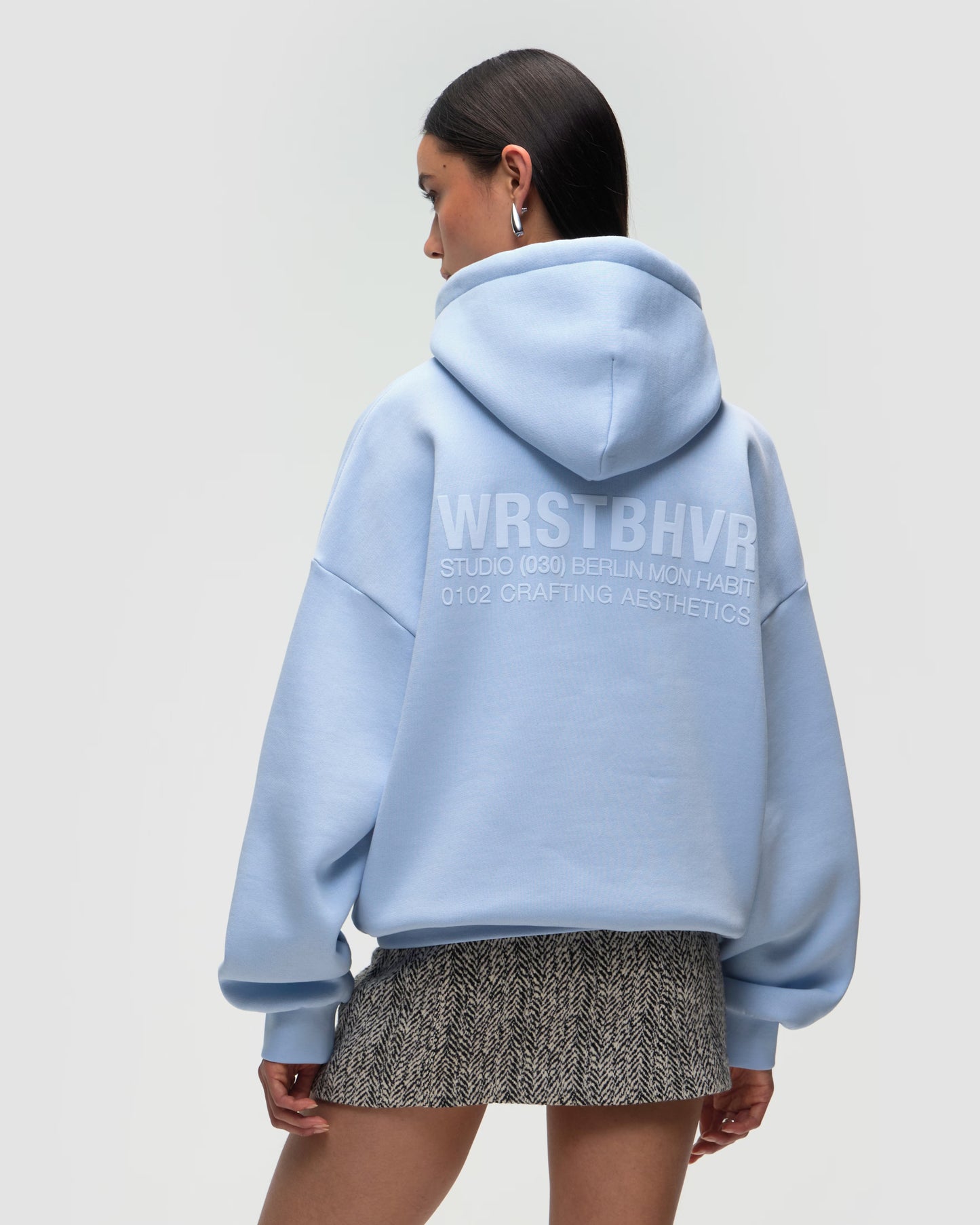 Hoodie Studio V12 Chambray Blue