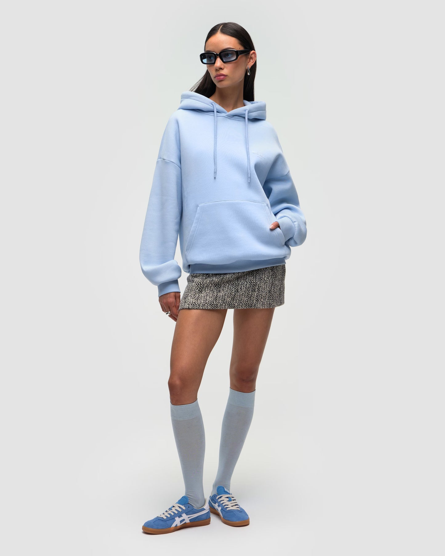 Hoodie Studio V12 Chambray Blue