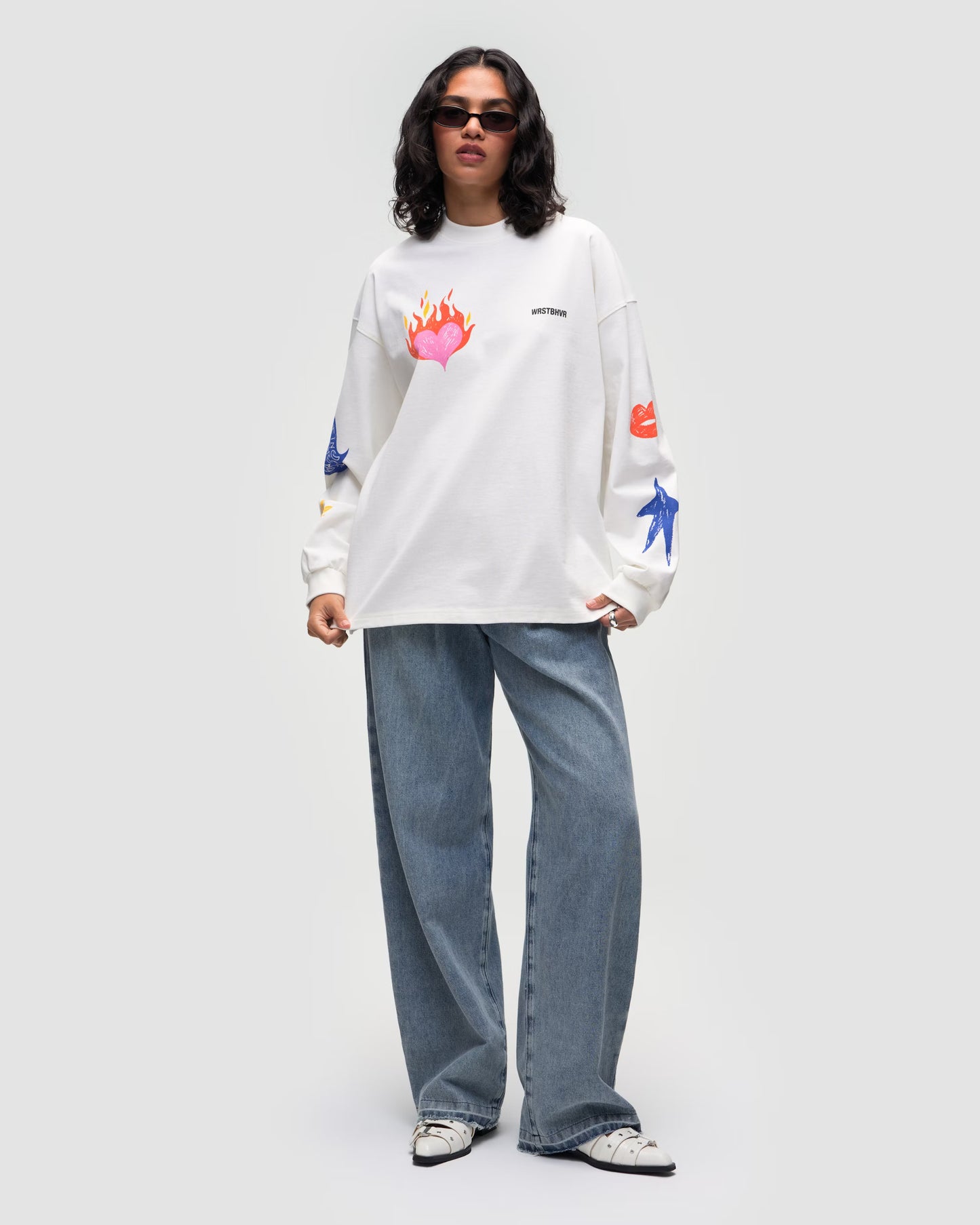 T-shirt Yuma Longsleeve Blanc