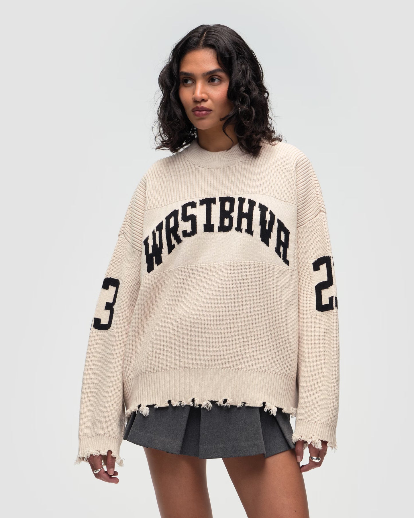 Sweater Tove Whitecap Gray