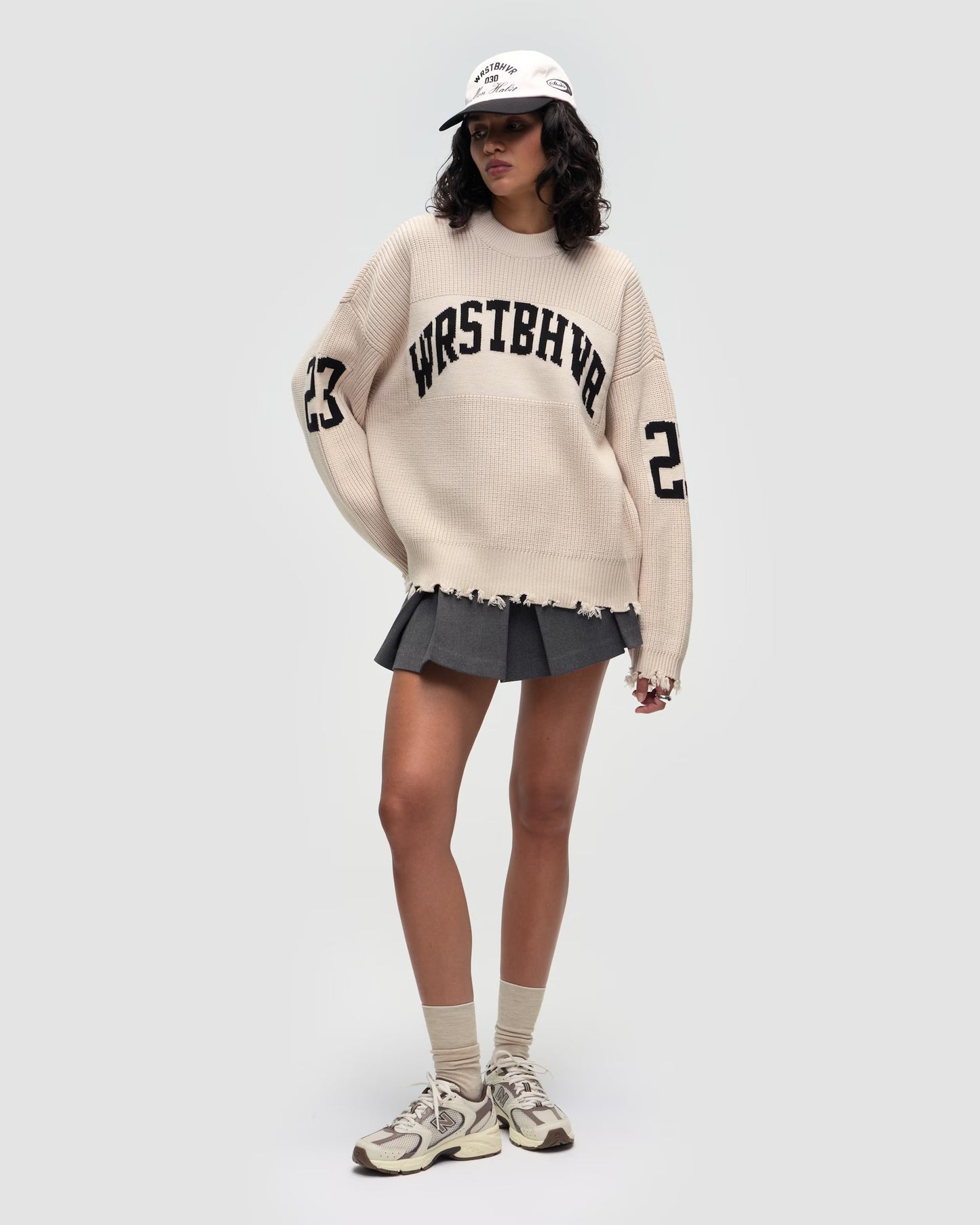 Sweater Tove Whitecap Gray