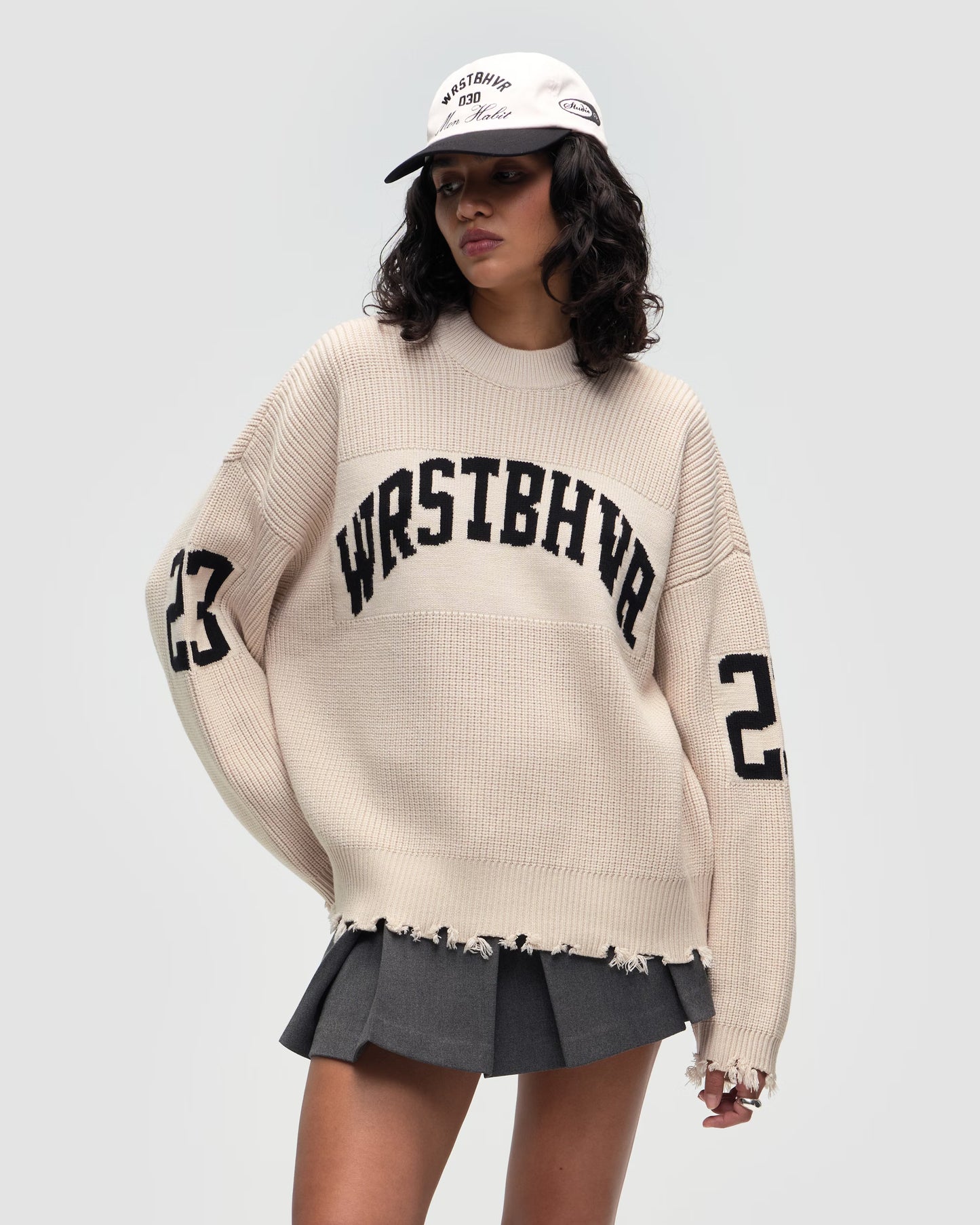 Sweater Tove Whitecap Gray