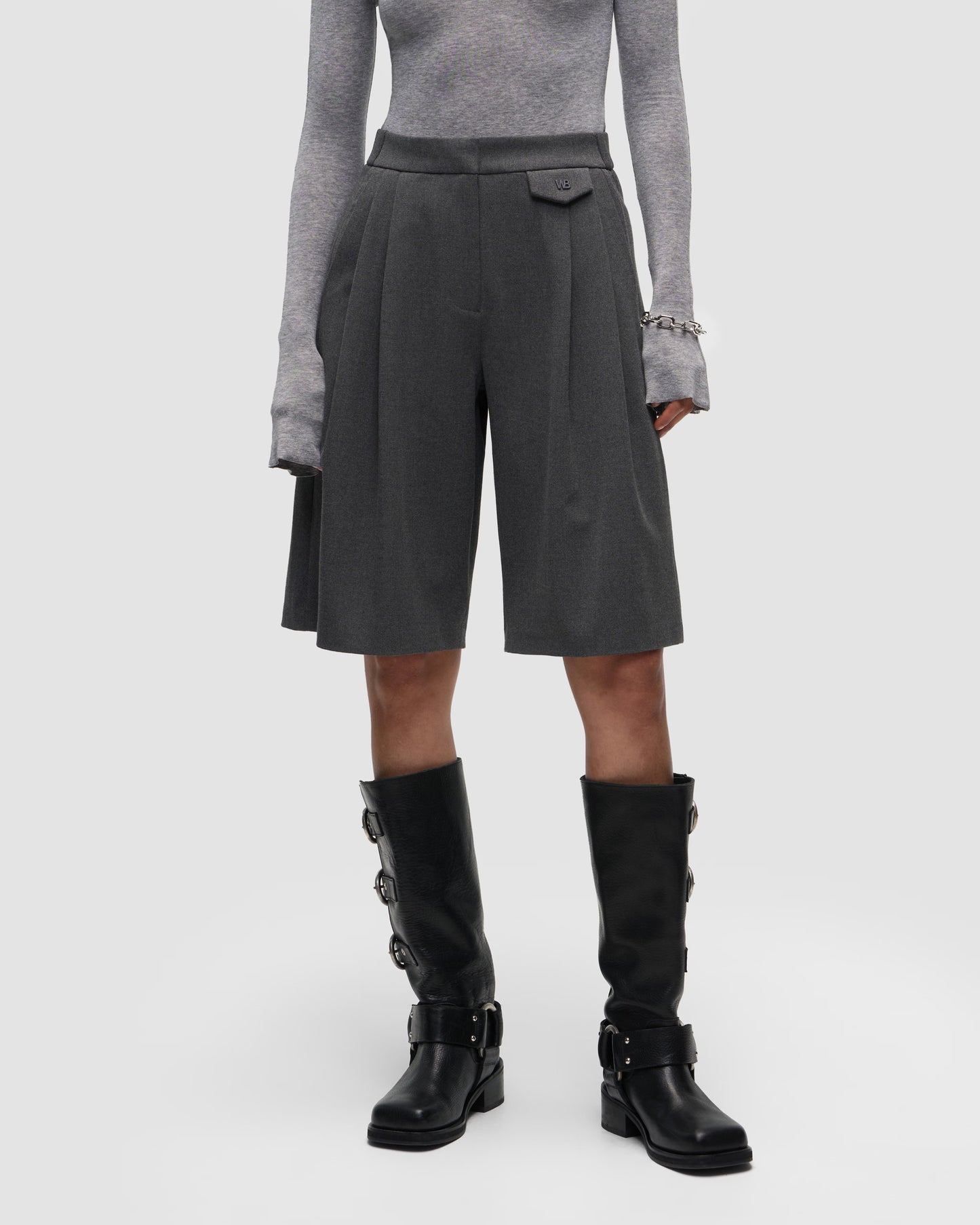 Shorts Elza V2 Grey Melange