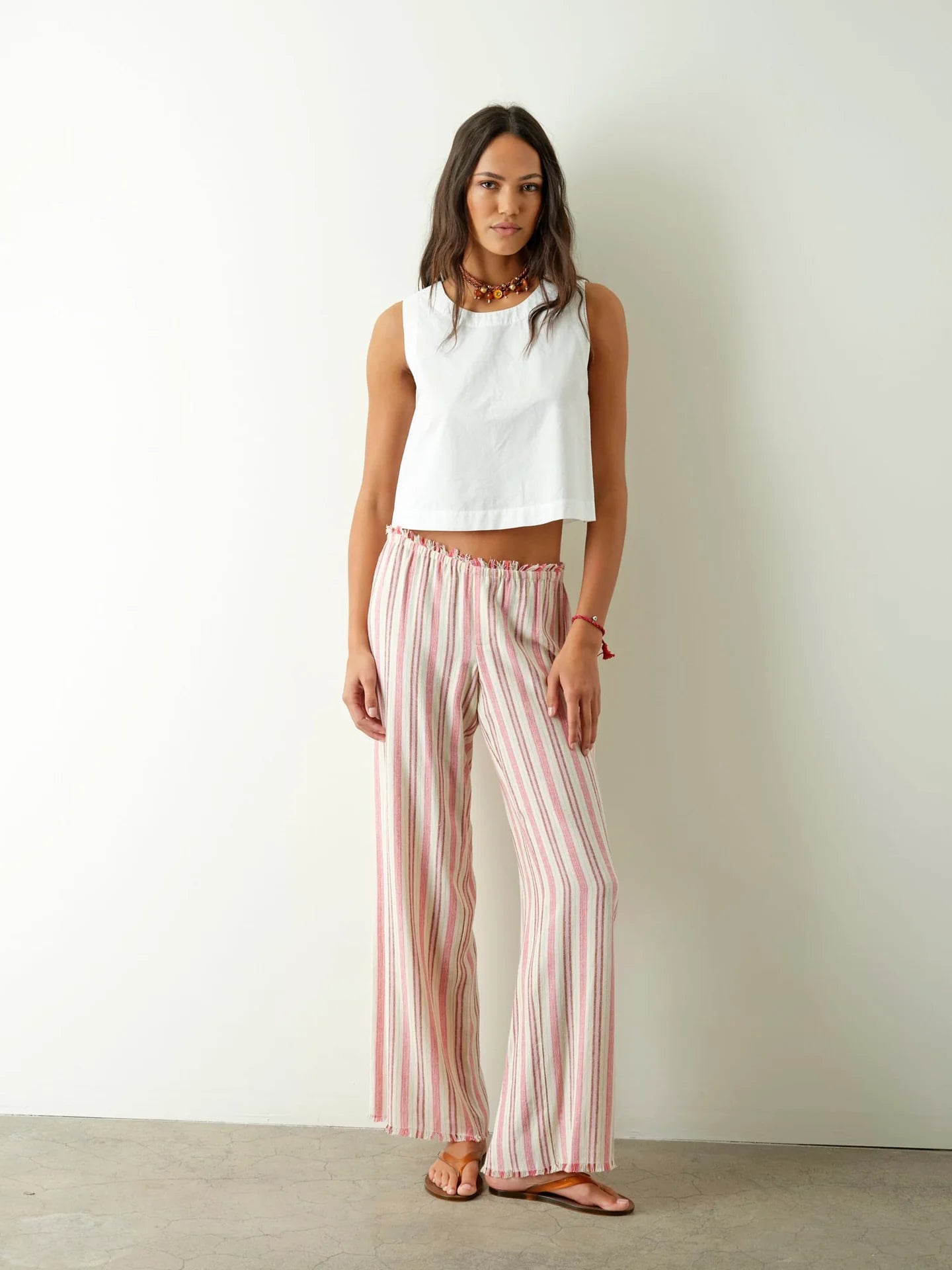 Pants Joseph Pink Stripe