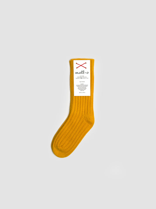 Cashmere Socks Yellow