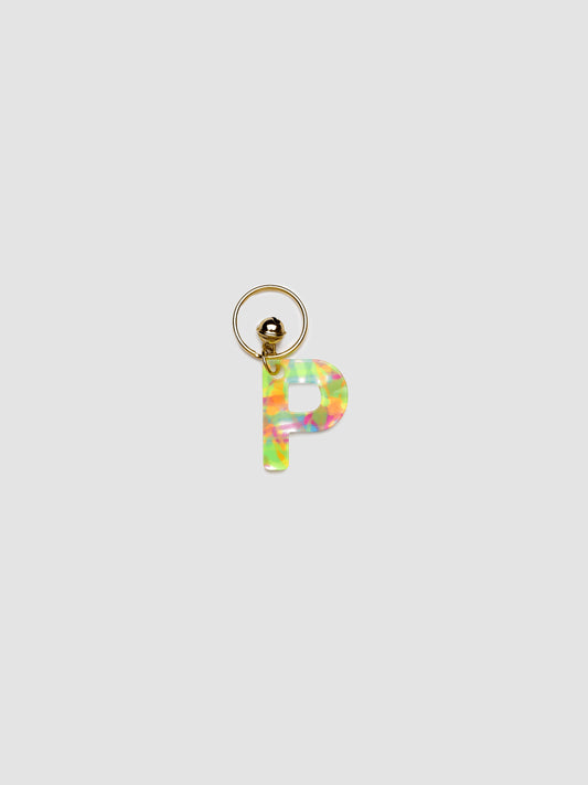 P Letter Keychain