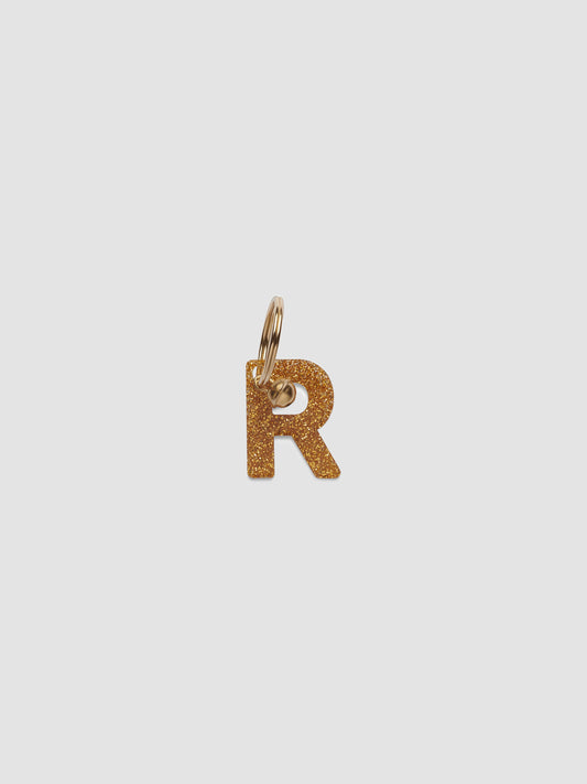 R Letter Keychain