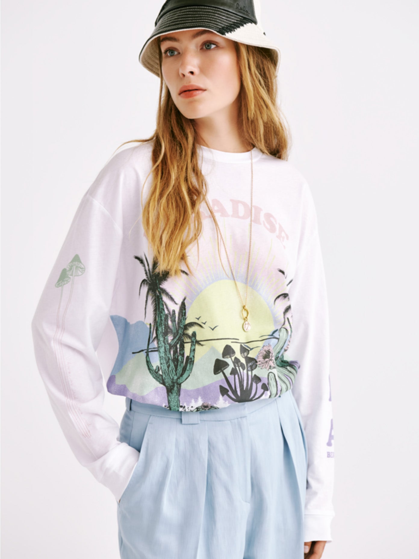 Longsleeve Igor Paradise White