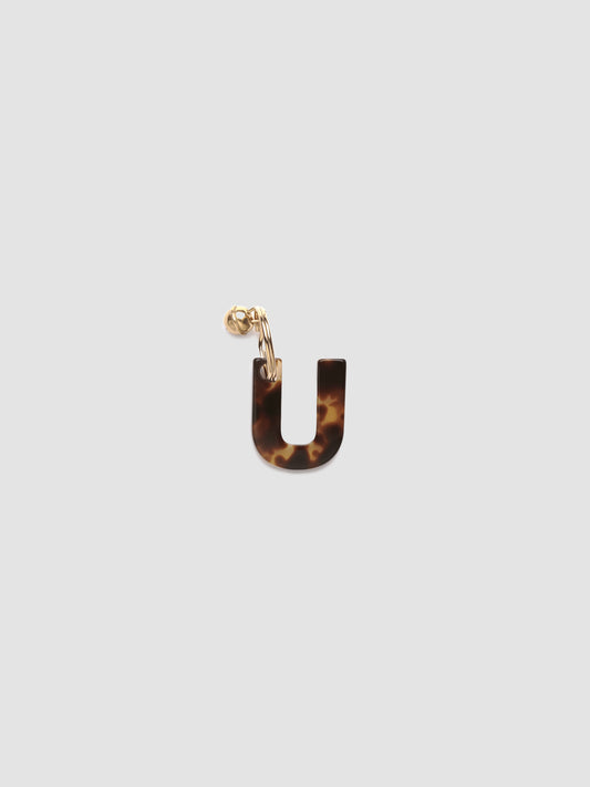 U Letter Keychain