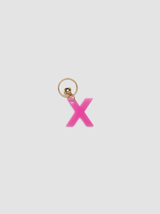 X Letter Keychain