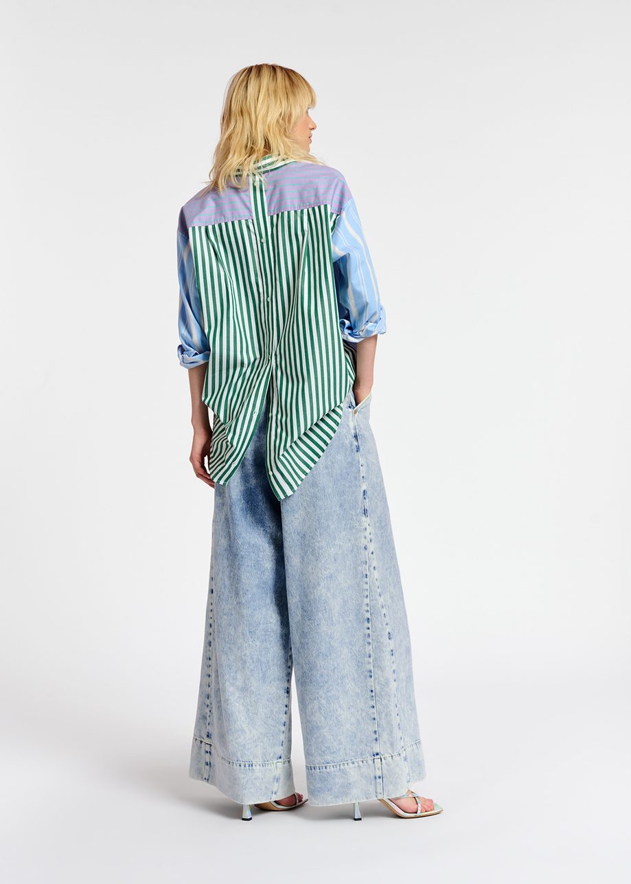 Multicolor Striped Cotton Shirt