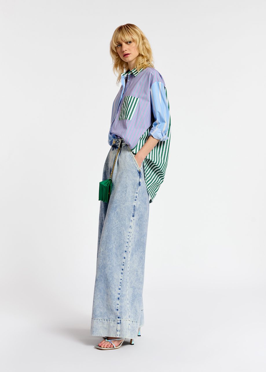 Multicolor Striped Cotton Shirt