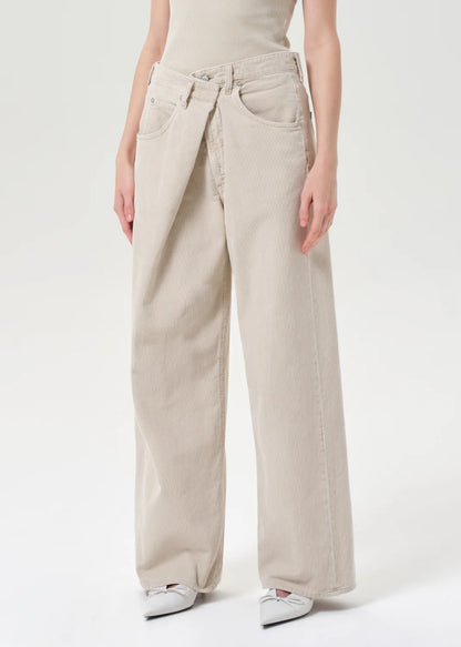 Jeans Vana Fold Corduroy Rice